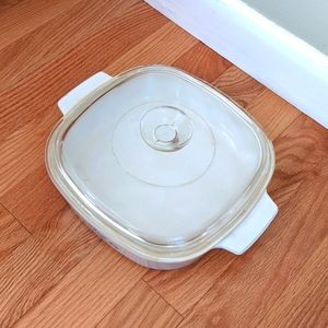 Corning Ware Cornflower Blue casserole baking dish